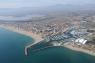 Le littoral urbanisé de Canet-port, à Canet-en-Roussillon (Renaud Dupuy de la Grandrive)