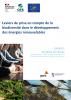 Couverture de l'étude Leviers de prise en compte de la biodiversité dans le développement des énergies renouvelables (2023)