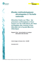 DCE pressions anthropiques et impacts