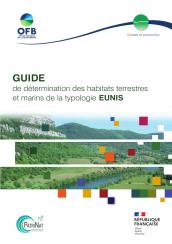 Couverture du guide de détermination des habitats Eunis (Guides et prtocoles, 2025-2018)