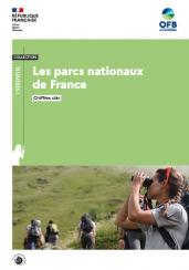 Couverture de Les parcs nationaux de France - Chiffres clés, L''essentiel, OFB, 2025