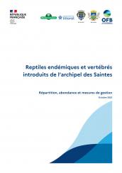 Reptiles endémiques et vertébrés introduits de l'archipel des Saintes (couverture)
