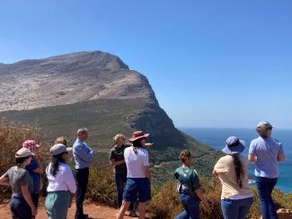 Visite de l’aire marine protégée de Table Mountain National Park à Cape Town avec le comité de pilotage du partenariat AFD-France (Alice Lureau, OFB)