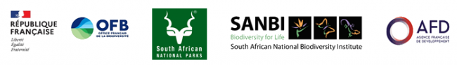 Logos OFB - SANBI - SANParks - AFD