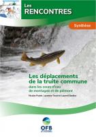 Couverture - Les déplacements de la truite commune dans les cours d’eau de montagne et de piémont (OFB, Les Rencontres-synthèse, 2025)