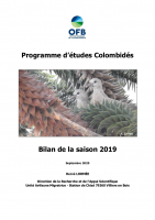 Programme d’études Colombidés – Bilan de la saison 2019
