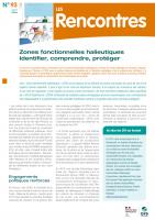 Couverture du Rencontres 93 (OFB, 2024) sur les Zones fonctionnelles halieutiques